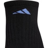 image:imageadidas Womens Cushioned Socks 3 PairsBlackBlue FusionViolet Fusion Purple30No Show