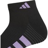 image:imageadidas Womens Cushioned Socks 3 PairsBlackMagic Lilac PurplePower Pink40Low Cut
