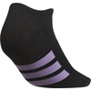 image:imageadidas Womens Cushioned Socks 3 PairsBlackMagic Lilac PurplePower Pink40No Show