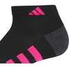 image:imageadidas Womens Cushioned Socks 3 PairsBlackOnix GreyShock Pink30Low Cut