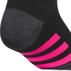 image:imageadidas Womens Cushioned Socks 3 PairsBlackOnix GreyShock Pink30Low Cut