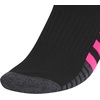 image:imageadidas Womens Cushioned Socks 3 PairsBlackOnix GreyShock Pink30No Show