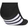 image:imageadidas Womens Cushioned Socks 3 PairsBlackWhiteCarbon Grey40No Show