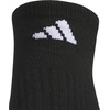 image:imageadidas Womens Cushioned Socks 3 PairsBlackWhiteCarbon Grey40No Show