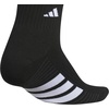 image:imageadidas Womens Cushioned Socks 3 PairsBlackWhiteCarbon Grey40Quarter
