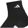 image:imageadidas Womens Cushioned Socks 3 PairsBlackWhiteCarbon Grey40Quarter