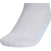 image:imageadidas Womens Cushioned Socks 3 PairsClear Onix GreyGlow BlueClear Pink40Low Cut