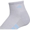 image:imageadidas Womens Cushioned Socks 3 PairsClear Onix GreyGlow BlueClear Pink40Quarter