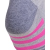 image:imageadidas Womens Cushioned Socks 3 PairsCool Light HeatherLucid Fuchsia PinkBlue Fusion30No Show