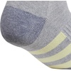 image:imageadidas Womens Cushioned Socks 3 PairsCool Light HeatherPowder YellowViolet Tone Purple30Low Cut