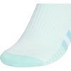 image:imageadidas Womens Cushioned Socks 3 PairsHalo Mint GreenWhiteGrey30No Show