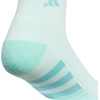 image:imageadidas Womens Cushioned Socks 3 PairsHalo Mint GreenWhiteGrey30Quarter