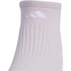image:imageadidas Womens Cushioned Socks 3 PairsSilver Dawn GreyWhiteWonder Blue30No Show