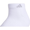 image:imageadidas Womens Cushioned Socks 3 PairsWhiteClear Onix Grey30Low Cut