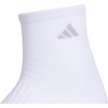 image:imageadidas Womens Cushioned Socks 3 PairsWhiteClear Onix Grey30Quarter
