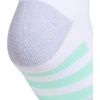 image:imageadidas Womens Cushioned Socks 3 PairsWhitePulse Mint GreenLucid Fuchsia Pink30No Show