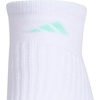 image:imageadidas Womens Cushioned Socks 3 PairsWhitePulse Mint GreenLucid Fuchsia Pink30No Show