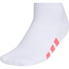 image:imageadidas Womens Cushioned Socks 3 PairsWhitePure Turbo PinkClear Onix Grey40Crew