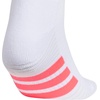 image:imageadidas Womens Cushioned Socks 3 PairsWhitePure Turbo PinkClear Onix Grey40Low Cut