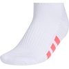 image:imageadidas Womens Cushioned Socks 3 PairsWhitePure Turbo PinkClear Onix Grey40Quarter