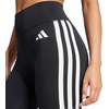 image:imageadidas Womens Optime Essentials 3Stripes Training Short LeggingsBlackWhite