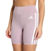 image:imageadidas Womens Optime Essentials 3Stripes Training Short LeggingsPreloved FigWhite