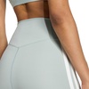 image:imageadidas Womens Optime Essentials 3Stripes Training Short LeggingsWonder SageWhite