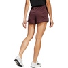 image:imageadidas Womens Pacer Essentials Knit HighRise ShortsAurora RubyWhite
