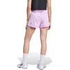 image:imageadidas Womens Pacer Essentials Knit HighRise ShortsBliss LilacWhite