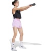 image:imageadidas Womens Pacer Essentials Knit HighRise ShortsBliss LilacWhite