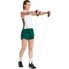 image:imageadidas Womens Pacer Essentials Knit HighRise ShortsCollegiate GreenWhite