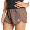 image:imageadidas Womens Pacer Essentials Knit HighRise ShortsEarth StrataWhite