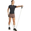 image:imageadidas Womens Pacer Essentials Knit HighRise ShortsEarth StrataWhite