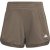image:imageadidas Womens Pacer Essentials Knit HighRise ShortsEarth StrataWhite