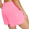 image:imageadidas Womens Pacer Essentials Knit HighRise ShortsLucid PinkWhite