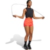 image:imageadidas Womens Pacer Essentials Knit HighRise ShortsLucid RedBlack