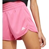 image:imageadidas Womens Pacer Essentials Knit HighRise ShortsPink FusionWhite