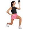 image:imageadidas Womens Pacer Essentials Knit HighRise ShortsPink FusionWhite