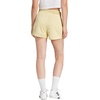 image:imageadidas Womens Pacer Essentials Knit HighRise ShortsPowder YellowWhite
