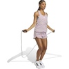 image:imageadidas Womens Pacer Essentials Knit HighRise ShortsPreloved FigWhite