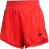 image:imageadidas Womens Pacer Essentials Knit HighRise ShortsPure RubyBlack