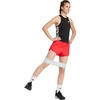 image:imageadidas Womens Pacer Essentials Knit HighRise ShortsPure RubyBlack