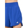 image:imageadidas Womens Pacer Essentials Knit HighRise ShortsSemi Lucid Blue