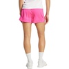 image:imageadidas Womens Pacer Essentials Knit HighRise ShortsShock PinkWhite