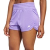 image:imageadidas Womens Pacer Essentials Knit HighRise ShortsViolet Fusion