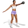 image:imageadidas Womens Pacer Essentials Knit HighRise ShortsViolet Fusion