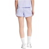 image:imageadidas Womens Pacer Essentials Knit HighRise ShortsViolet ToneWhite
