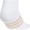 image:imageadidas Womens Superlite Crew Socks 6 PairsWhiteWarm Sandstone BeigeClear Grey3