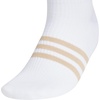 image:imageadidas Womens Superlite Crew Socks 6 PairsWhiteWarm Sandstone BeigeClear Grey3