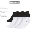 image:imageadidas Womens Superlite No Show Socks 6 PairsBlackNight GreyWhiteClassic